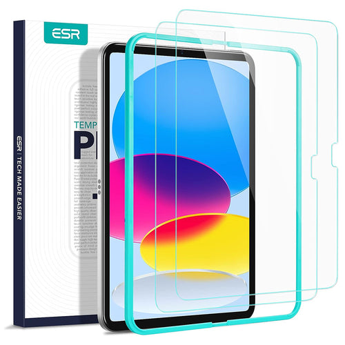 Folie de protectie pentru iPad 10 (2022) 10.9, ESR Tempered Glass 9H (2 pack)