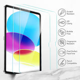 Folie de protectie pentru iPad 10 (2022) 10.9, ESR Tempered Glass 9H (2 pack)