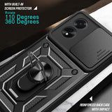 Husa pentru OPPO A38, Techsuit CamShield Series, albastru