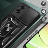 Husa pentru OPPO A38, Techsuit CamShield Series, albastru