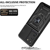 Husa pentru Samsung Galaxy S20 Plus, Techsuit CamShield Series, albastru