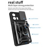 Husa pentru Motorola Edge 30 Fusion, Techsuit CamShield Series, albastru