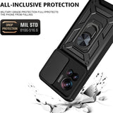 Husa pentru Motorola Edge 30 Ultra, Techsuit CamShield Series, albastru