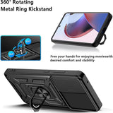 Husa pentru Motorola Edge 30 Ultra, Techsuit CamShield Series, albastru