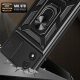 Husa pentru Motorola Moto E13, Techsuit CamShield Series, albastru