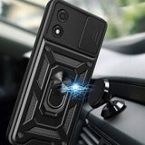 Husa pentru Motorola Moto E13, Techsuit CamShield Series, albastru