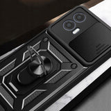 Husa pentru Motorola Moto G73, Techsuit CamShield Series, albastru