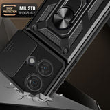 Husa pentru Motorola Edge 40 Neo, Techsuit CamShield Series, albastru