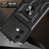 Husa pentru Motorola Moto G84, Techsuit CamShield Series, albastru