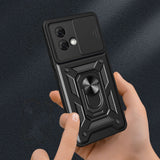 Husa pentru Motorola Moto G84, Techsuit CamShield Series, albastru