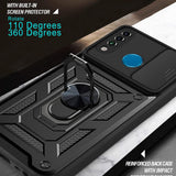 Husa pentru Huawei P30 Lite, Techsuit CamShield Series, albastru
