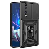 Husa pentru Honor 70, Techsuit CamShield Series, albastru