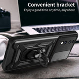 Husa pentru Honor 70, Techsuit CamShield Series, albastru