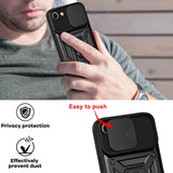 Husa pentru iPhone SE 2, SE 2020, Techsuit CamShield Series, albastru