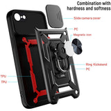 Husa pentru iPhone SE 2, SE 2020, Techsuit CamShield Series, albastru