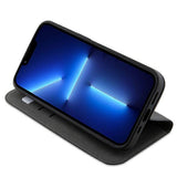 Husa tip carte Karl Lagerfeld compatibila cu iPhone 14 Pro, TPU, piele ecologica Saffiano, microfibra, Negru