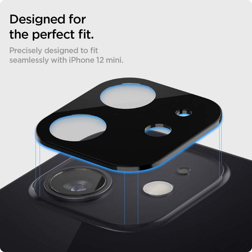 Folie de protectie pentru iPhone 12, Techsuit Full Camera Glass