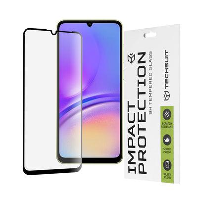 Folie de protectie pentru Samsung Galaxy A05, Techsuit 111D Full Cover / Full Glue Glass