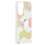 Husa pentru OPPO A78 4G, Techsuit Marble Series, mov