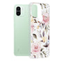 Husa pentru Xiaomi Redmi A1+, Techsuit Marble Series, alb