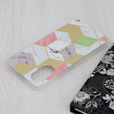 Husa pentru OPPO A17, Techsuit Marble Series, mov
