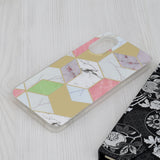 Husa pentru OPPO A17, Techsuit Marble Series, mov