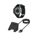 Incarcator wireless Techsuit SmartWatch Wireless Cablu de incarcare (TGC3), pentru Garmin Fenix 5/5 Plus/6/6X/7X, USB, 5W, 1m cu Suport de birou, negru