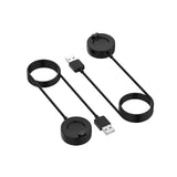 Incarcator wireless Techsuit SmartWatch Wireless Cablu de incarcare (TGC4), pentru Garmin Fenix 5/5 Plus/6/6X/7X, USB, 5W, 1m cu Suport de birou, negru