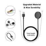 Incarcator wireless Techsuit SmartWatch Wireless Cablu de incarcare (TSC11), pentru Samsung Galaxy Watch 3/4/5/6/8/Ultra2, 2.5W, PC Case cu Suport de birou, negru