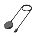 Incarcator wireless Techsuit SmartWatch Wireless Cablu de incarcare (TSC21), pentru Samsung Galaxy Watch 3/4/5/6/8/Ultra2, 2.5W, PC Case cu Suport de birou, negru