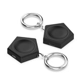 Incarcator wireless Techsuit SmartWatch (TSC4), pentru Samsung Watch, Type-C, 2.5W, Portabil Keyholder si Suport de birou, negru