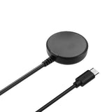 Incarcator wireless Techsuit SmartWatch Wireless Cablu de incarcare (TSC22), pentru Samsung Galaxy Watch 3/4/5/6/8/Ultra2, Type-C, 2.5W, cu Suport de birou, negru