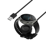 Incarcator wireless Techsuit SmartWatch Wireless Cablu de incarcare (THC1), pentru Huawei Watch 4/4 Pro/Honor 4 Pro, USB, 10W, Suport de birou, negru