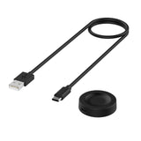 Incarcator wireless Techsuit SmartWatch Wireless Cablu de incarcare (THC2), pentru Huawei Watch 4/4 Pro/GT4/Honor 4 Pro, 10W cu Suport de birou, negru