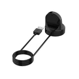 Incarcator wireless Techsuit SmartWatch Wireless Cablu de incarcare (THC4), pentru Huawei Watch GT/GT2/Honor Watch GS3i, USB, Suport de birou, negru
