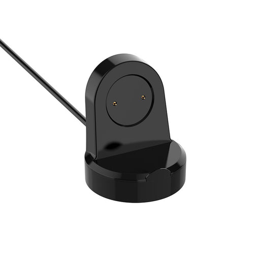 Incarcator wireless Techsuit SmartWatch Wireless Cablu de incarcare (THC4), pentru Huawei Watch GT/GT2/Honor Watch GS3i, USB, Suport de birou, negru