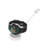 Incarcator wireless Techsuit SmartWatch Wireless Cablu de incarcare (THC4), pentru Huawei Watch GT/GT2/Honor Watch GS3i, USB, Suport de birou, negru