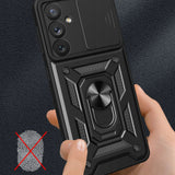 Husa pentru Samsung Galaxy A15 4G, Techsuit CamShield Series, albastru