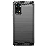 Husa pentru Xiaomi Redmi Note 11 Pro 4G, Techsuit Carbon Silicone, negru