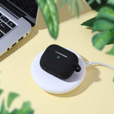 Husa casti pentru AirPods Pro 1/2, Techsuit Silicone Case Smooth Ultrathin Material, gri