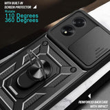 Husa pentru OPPO A58 4G, Techsuit CamShield Series, albastru