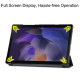 Husa tableta pentru Samsung Galaxy Tab A8 10.5 (2021), Techsuit FoldPro, albastru