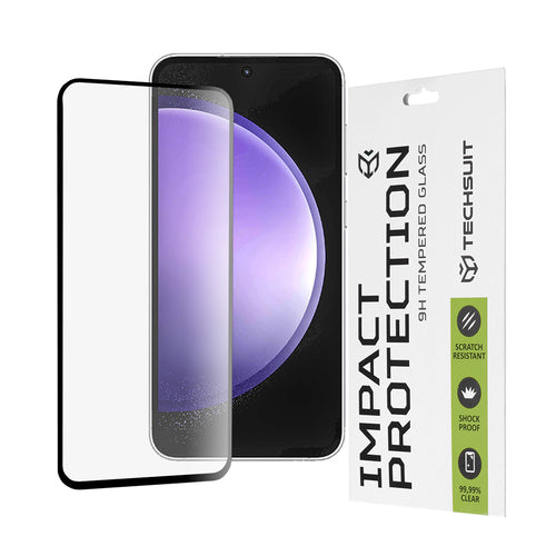 Folie de protectie pentru Samsung Galaxy S23 FE, Techsuit 111D Full Cover / Full Glue Glass