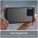 Husa pentru Honor X6a, Techsuit Carbon Silicone, albastru
