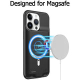 Husa pentru iPhone 15 Plus, Techsuit Power Pro MagSafe Battery Case, negru