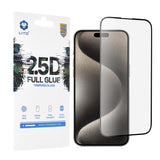 Folie de protectie pentru iPhone 15 Pro Max, Lito 2.5D FullGlue Glass