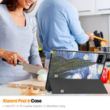 Husa tableta pentru Xiaomi Pad 6, Techsuit FoldPro, Galaxy
