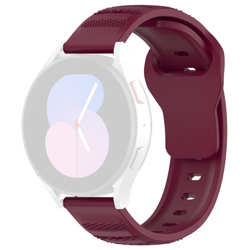 Curea pentru Garmin Venu 2, Techsuit Watchband 22mm (W050), bordo