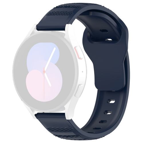 Curea pentru Garmin vivoactive 3, Techsuit Watchband 20mm (W050), bleumarin