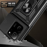 Husa pentru Xiaomi 13T, Techsuit CamShield Series, albastru